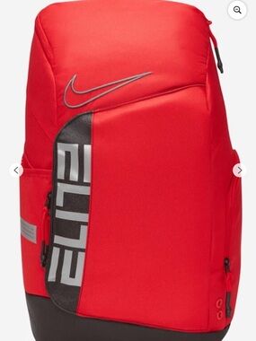 Nike Red Men's Athletic Backpack with Black Base